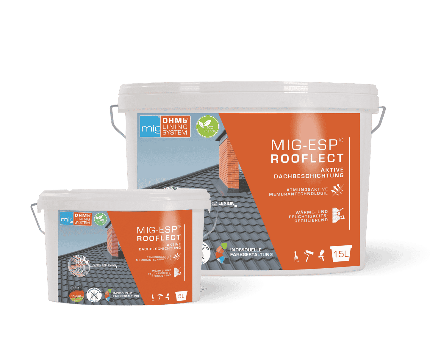 MIGESP-Rooflect Isolierende Außenbeschichtung für Dächer